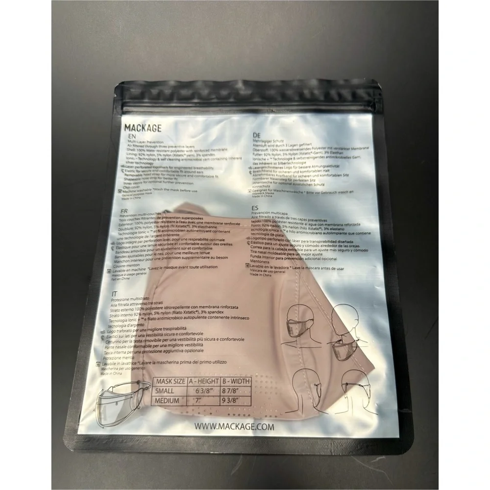 Mackage Face Mask NWT